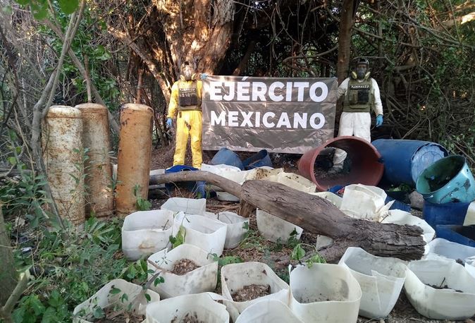 Foto: Cortesía Fuerzas federales aseguran armas y drogas en operativos de Culiacán y Mazatlán