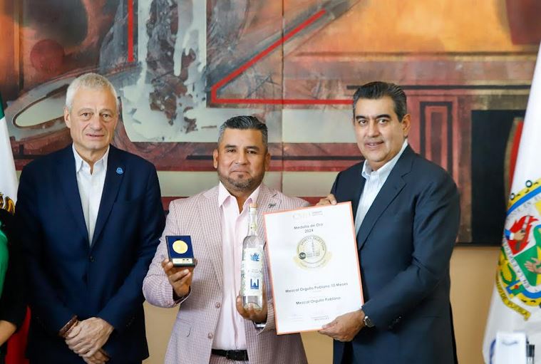 Foto: Cortesía Puebla conquista 18 medallas en el concurso internacional de mezcales