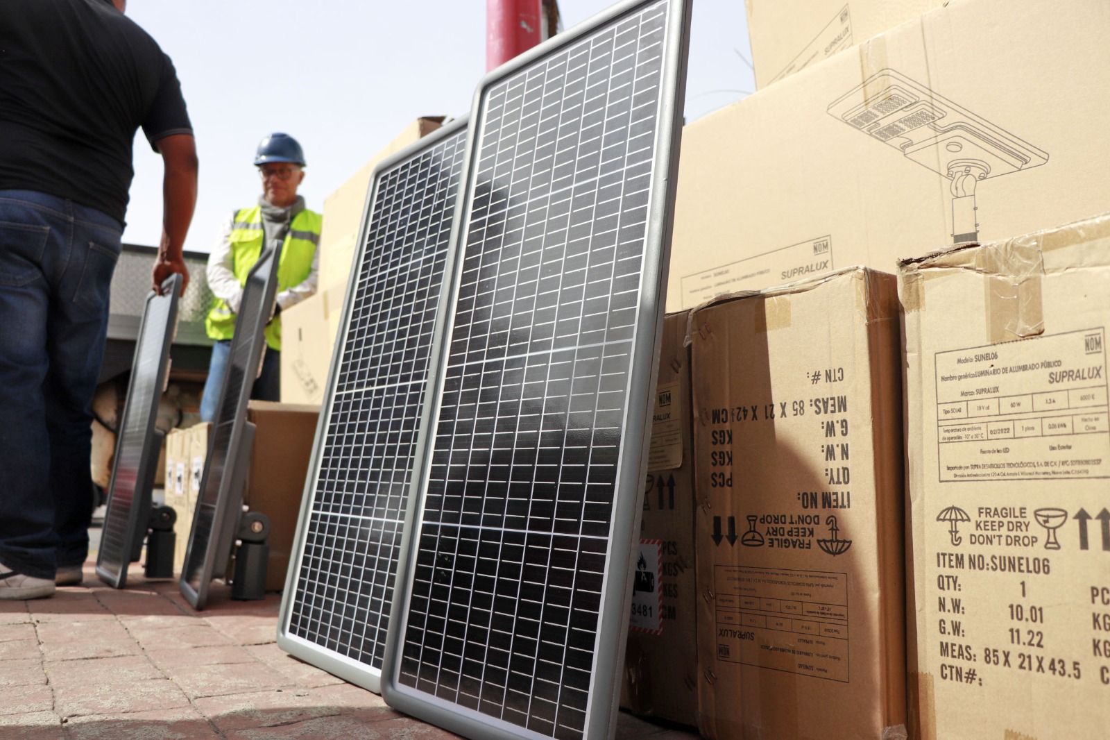 Comunicado oficial Arranca Omar Muñoz programa de luminarias solares en Cuautlancingo