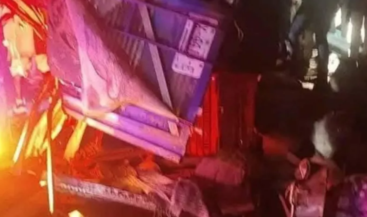 Accidente en México-Puebla deja tres peregrinos lesionados