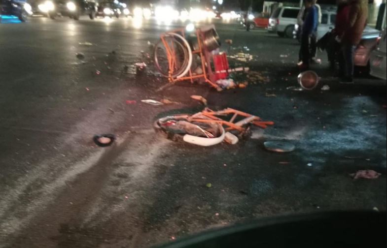 Atropellan a vendedora de tamales en Amozoc: conductor huye del lugar