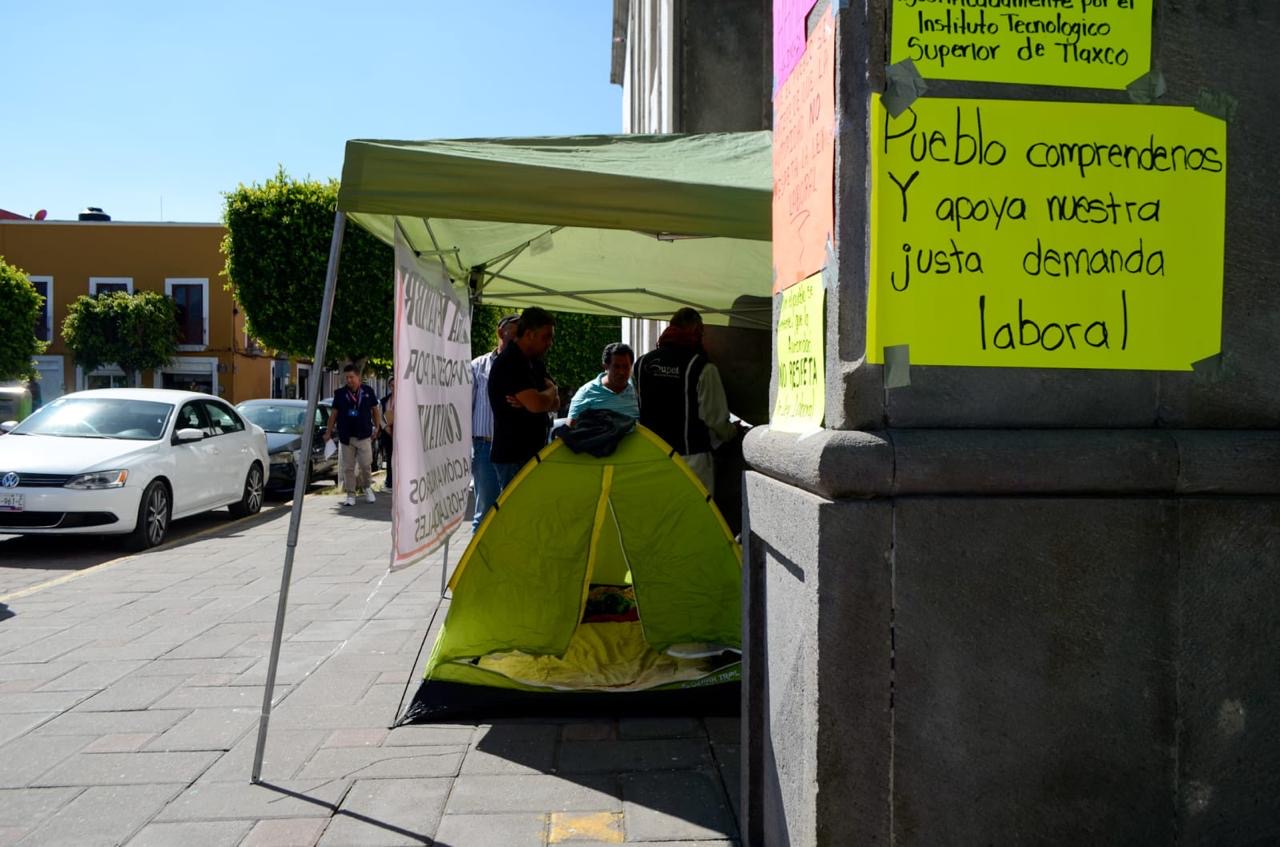 Huelga de hambre en Tlaxco: trabajadores del ITST exigen justicia laboral