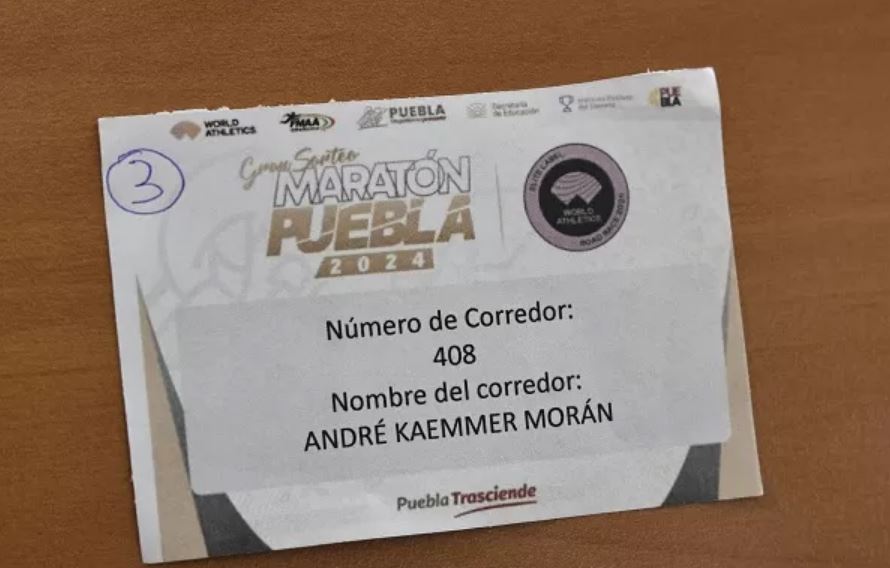 Foto: Cortesía ¡Ganador del auto del Maratón Puebla 2024! Conoce al afortunado