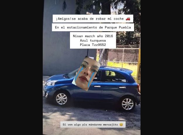 Foto: Cortesía Influencer denuncia robo de su coche en Parque Puebla: ¿Qué pasó?
