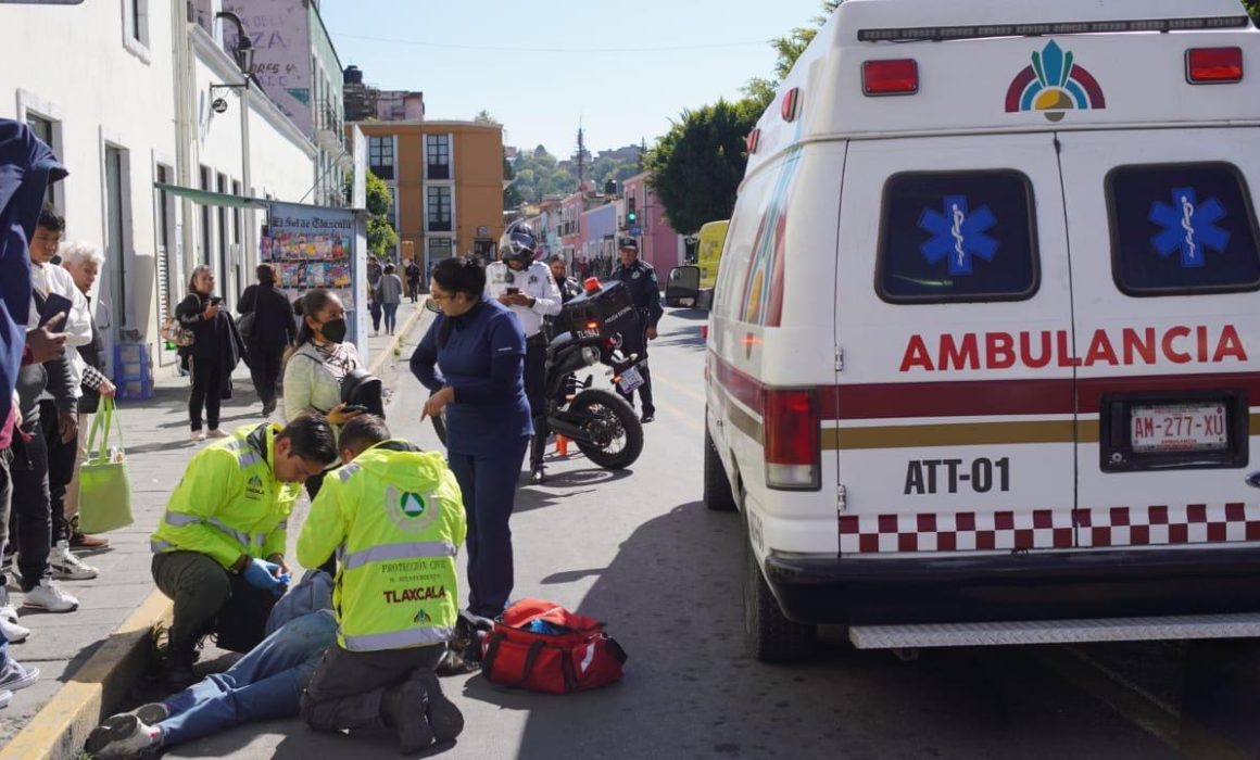 Por: Cortesía Conductor huye tras atropellar a joven mujer en la capital de Tlaxcala