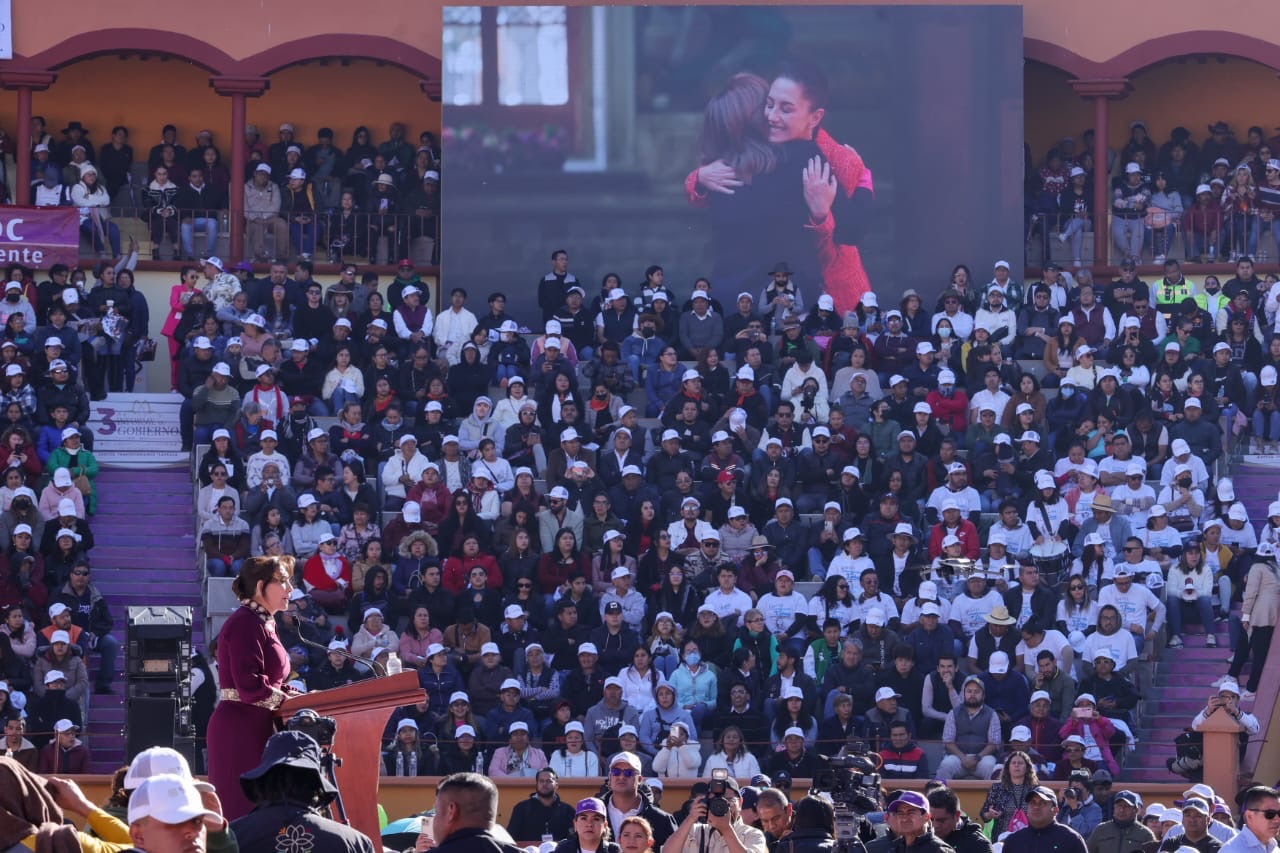 Por: Cortesía Claudia Sheinbaum respalda logros de Lorena Cuéllar en Tlaxcala