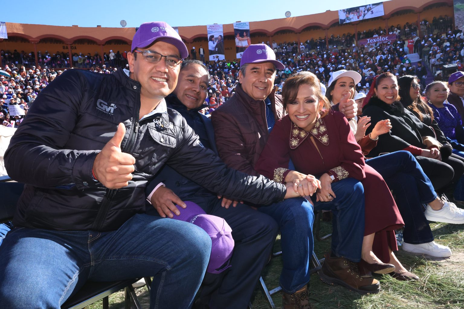 Por: Cortesía Lorena Cuéllar emociona a miles con su cercanía en Tlaxcala