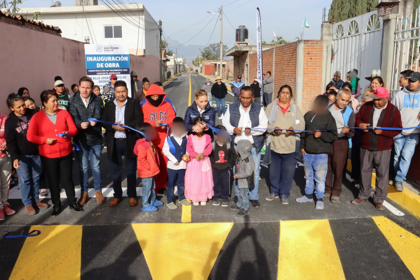 Comunicado oficial “Seguiremos trabajando por Zacapechpan”: Paola Angon inaugura dos calles más