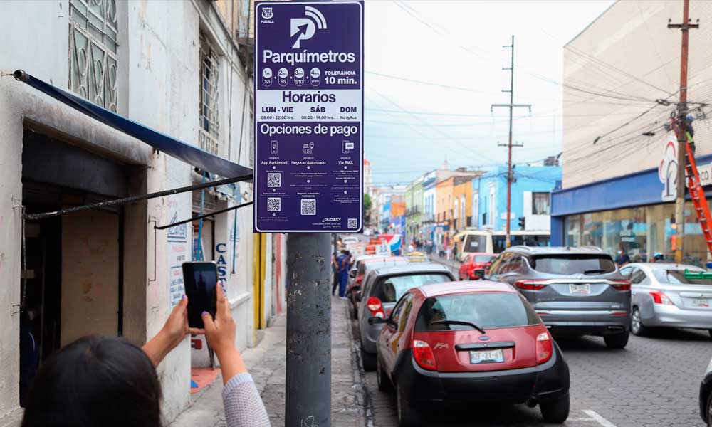 Por: Cortesía  Adán Domínguez descarta ampliar parquímetros a otras zonas de Puebla; Respeta postura de la CDH