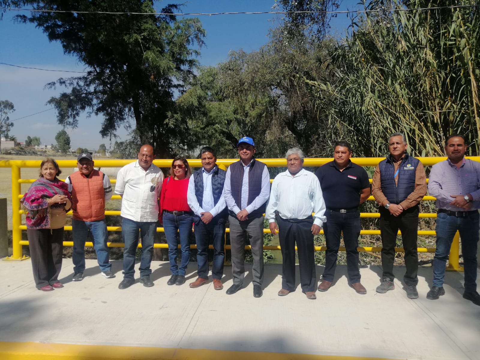 Por: Cortesía Lula Pineda San Antonio Cacalotepec con adoquinamiento y puente alcantarilla en calle Apetlahuaya: Edmundo Tlatehui