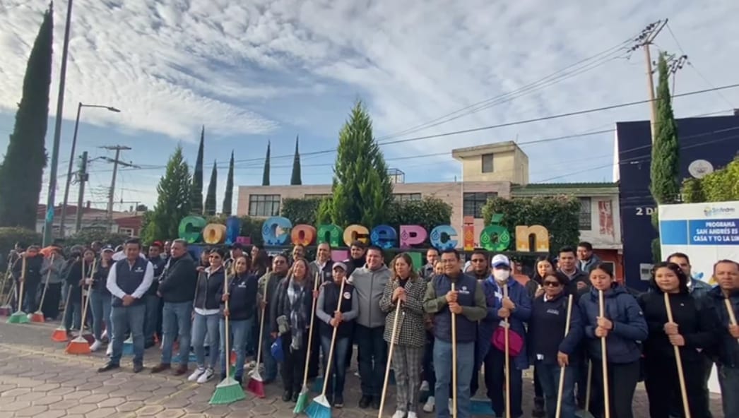 Primera jornada de 2024 “San Andrés es mi Casa y yo la Limpio” en Concepción Guadalupe