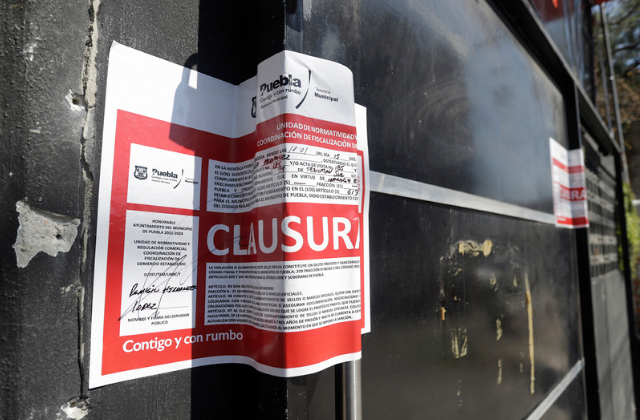 Por: Cortesía Realizan clausuras de bares en los alrededores de Ciudad Universitaria de la BUAP