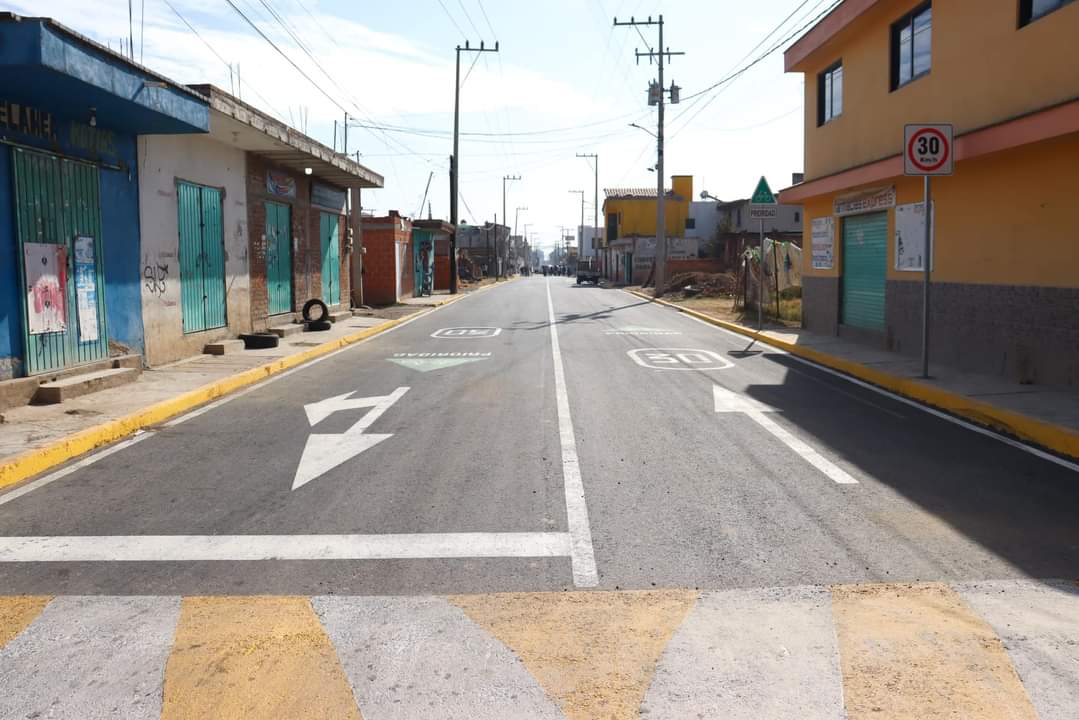 Comunicado oficial Paola Angon entrega pavimentación de calle Zacapoaxtla, beneficiando a familias de Cocoyotla
