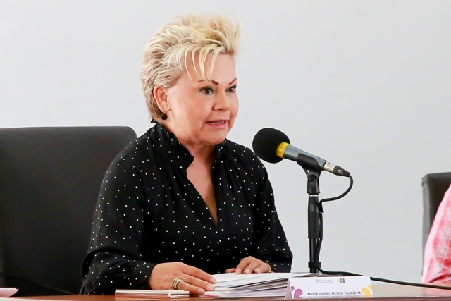 Descarta Isabel Merlo tener aspiraciones por un cargo de elección popular