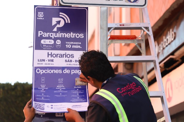  No se Ampliará el sistema de parquímetros en Puebla, confirma Adán Domínguez