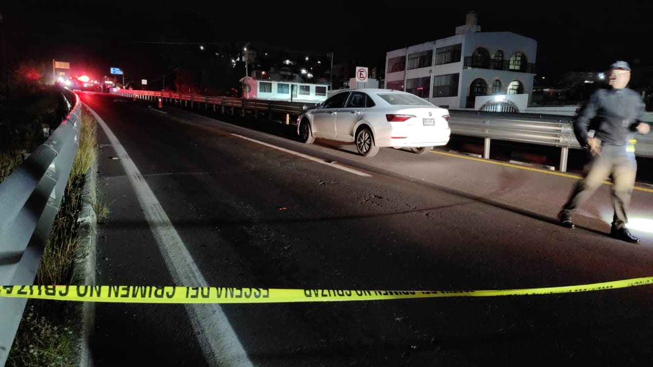 Muere hombre al ser atropellado sobre la carretera El Molinito-Texmelucan