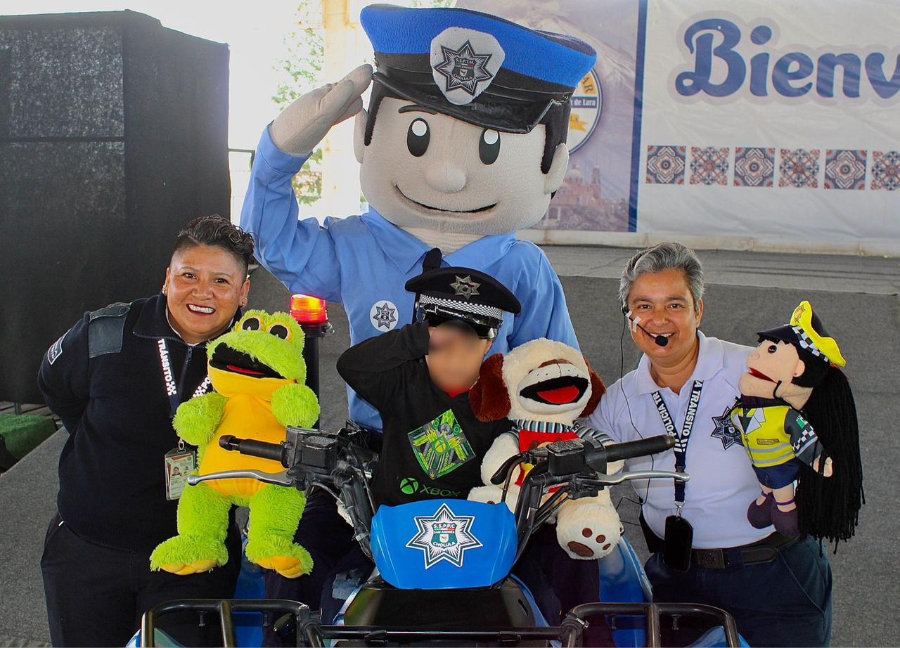 Fortalece vialidad de San Andrés Cholula acciones de educación vial en escuelas 