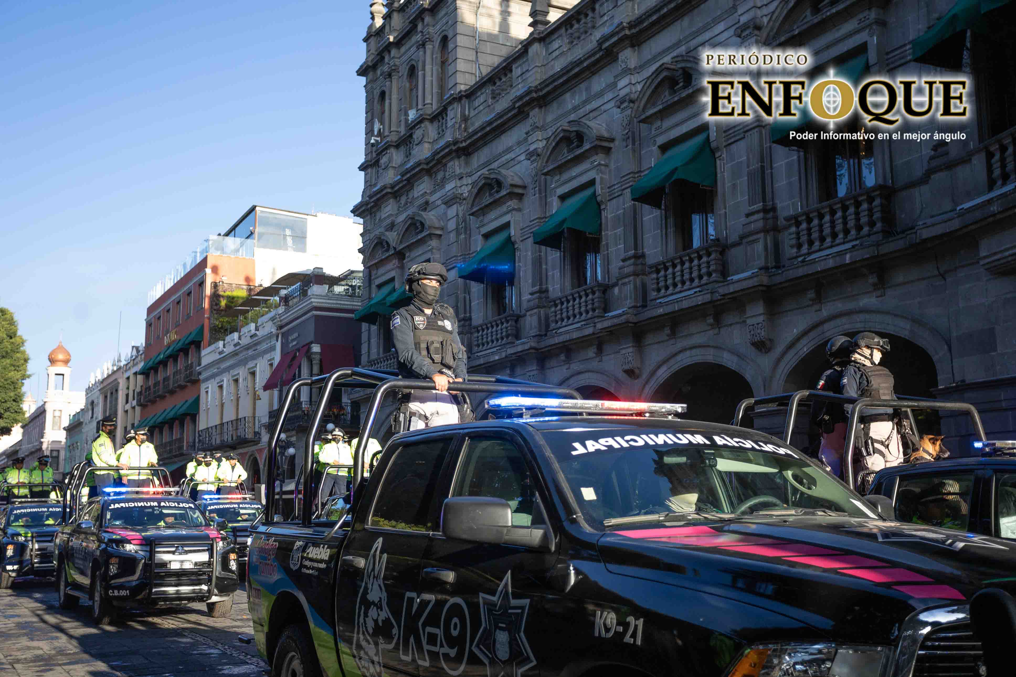 Entrega Ayuntamiento de Puebla 69 patrullas nuevas para reforzar la seguridad