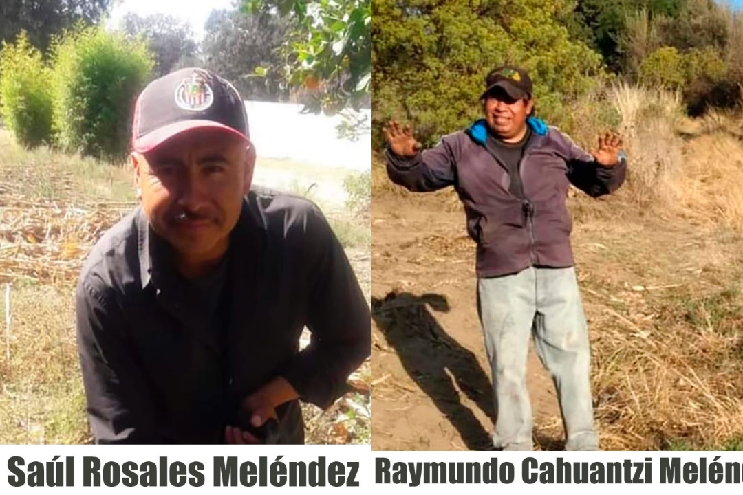 Exigen libertad inmediata de Saúl y Raymundo, defensores de la Malinche