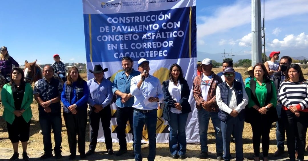 Radial a Cacalotepec: Una realidad en San Andrés Cholula