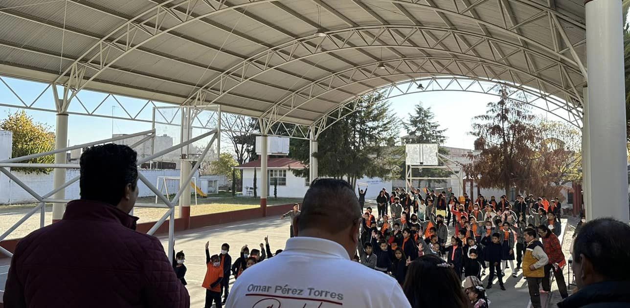 Por: Cortesía Lula Pineda Omar Pérez Torres destaca compromiso con el futuro de San Andrés Cholula