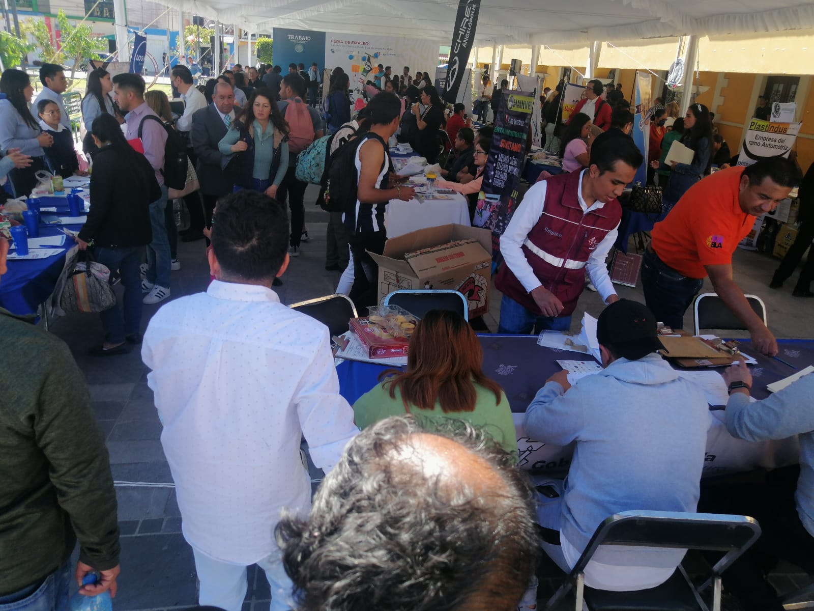 Por: Cortesía Lula Pineda Exitosa Feria del Empleo en San Andrés Cholula: Más de 2,900 oportunidades laborales ofrecidas por 45 empresas
