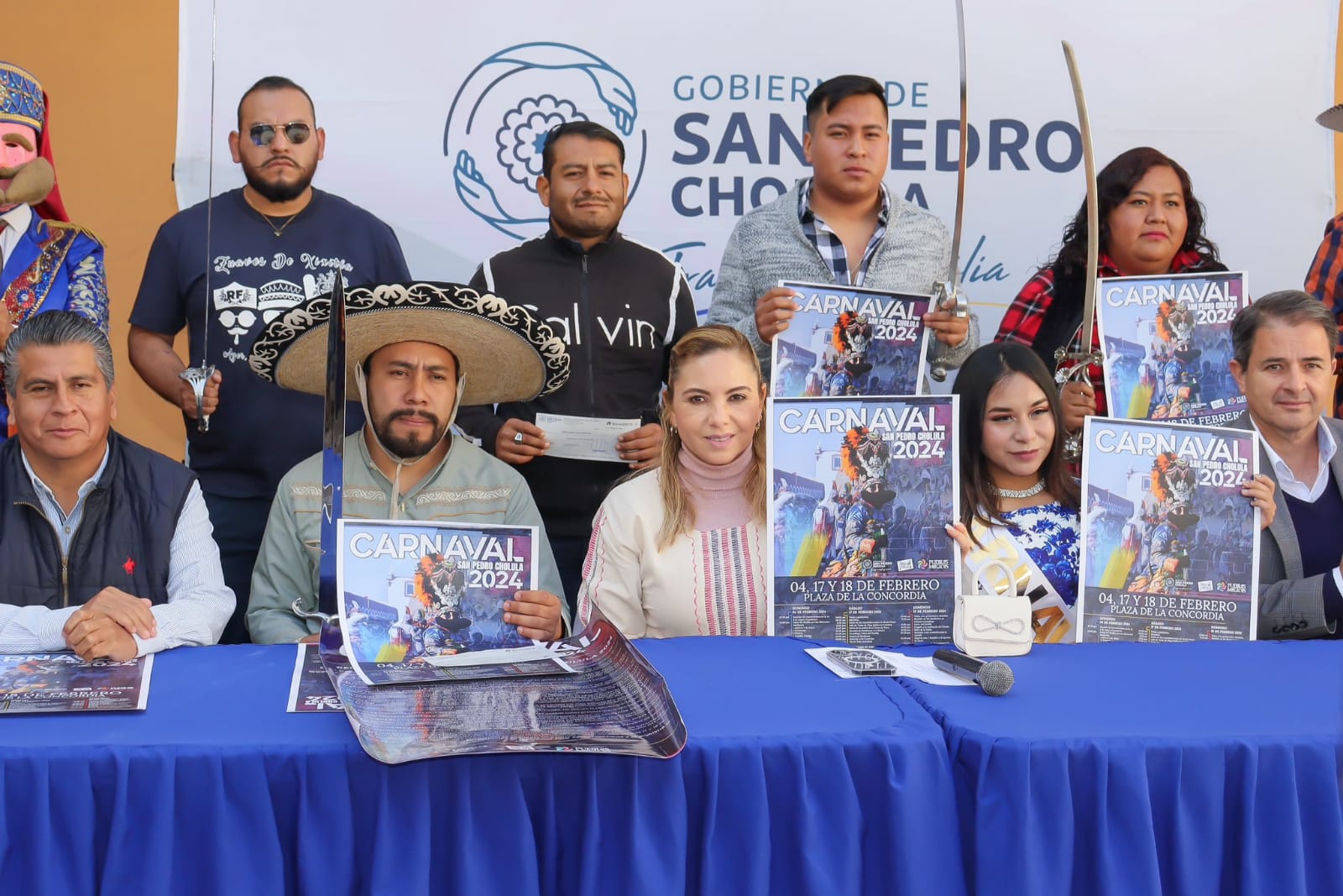 San Pedro Cholula presenta la cartelera del Carnaval 2024