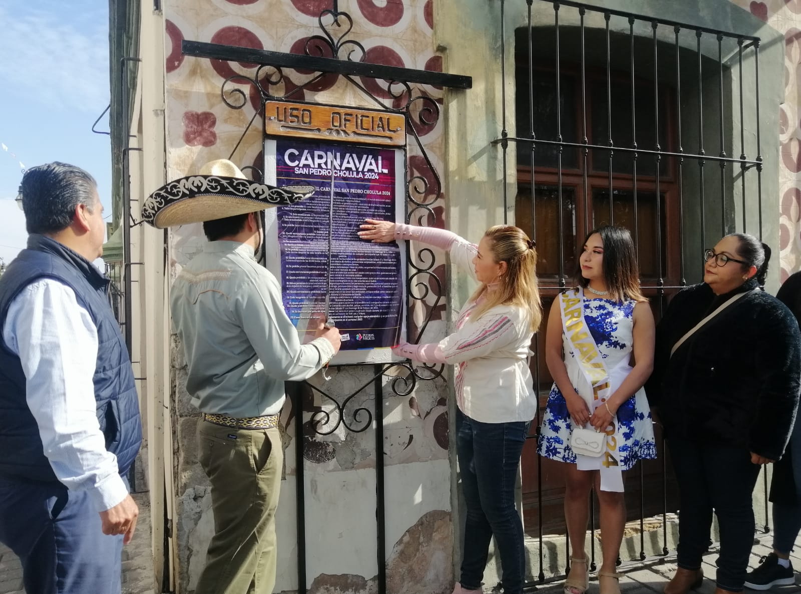 Por: Cortesía Lula Pineda Arranca con alegría el Carnaval de San Pedro Cholula 2024