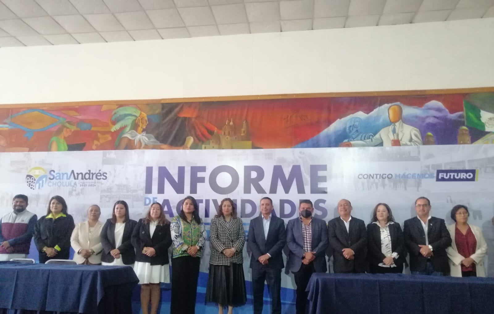 Por: Cortesía Lula Pineda Rendición de cuentas y compromisos cumplidos: Edmundo Tlatehui