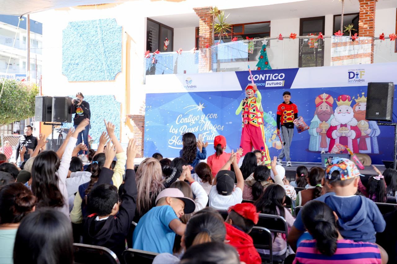 Recorrido “Contigo y con los Reyes Magos Hacemos Futuro” lleva alegría a comunidades sanandreseñas