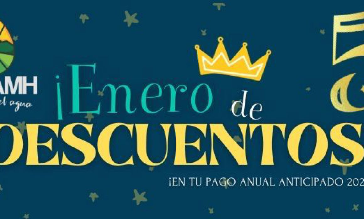 Anuncia Capamh descuentos en el pago anual anticipado de agua potable