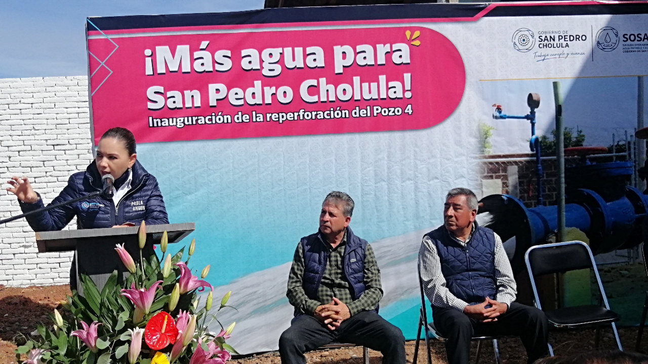 Por: Cortesía Lula Pineda Reperforación de Pozo 4 en Cocoyotla una realidad, beneficia a más de 15 mil habitantes de SPCH: Paola Angon