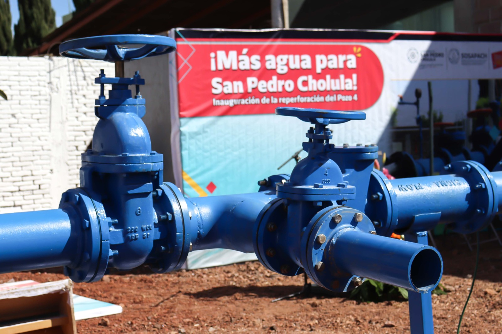 Más agua para Cholula: Cumple gobierno de Paola Angon con las familias inaugurando el pozo 4