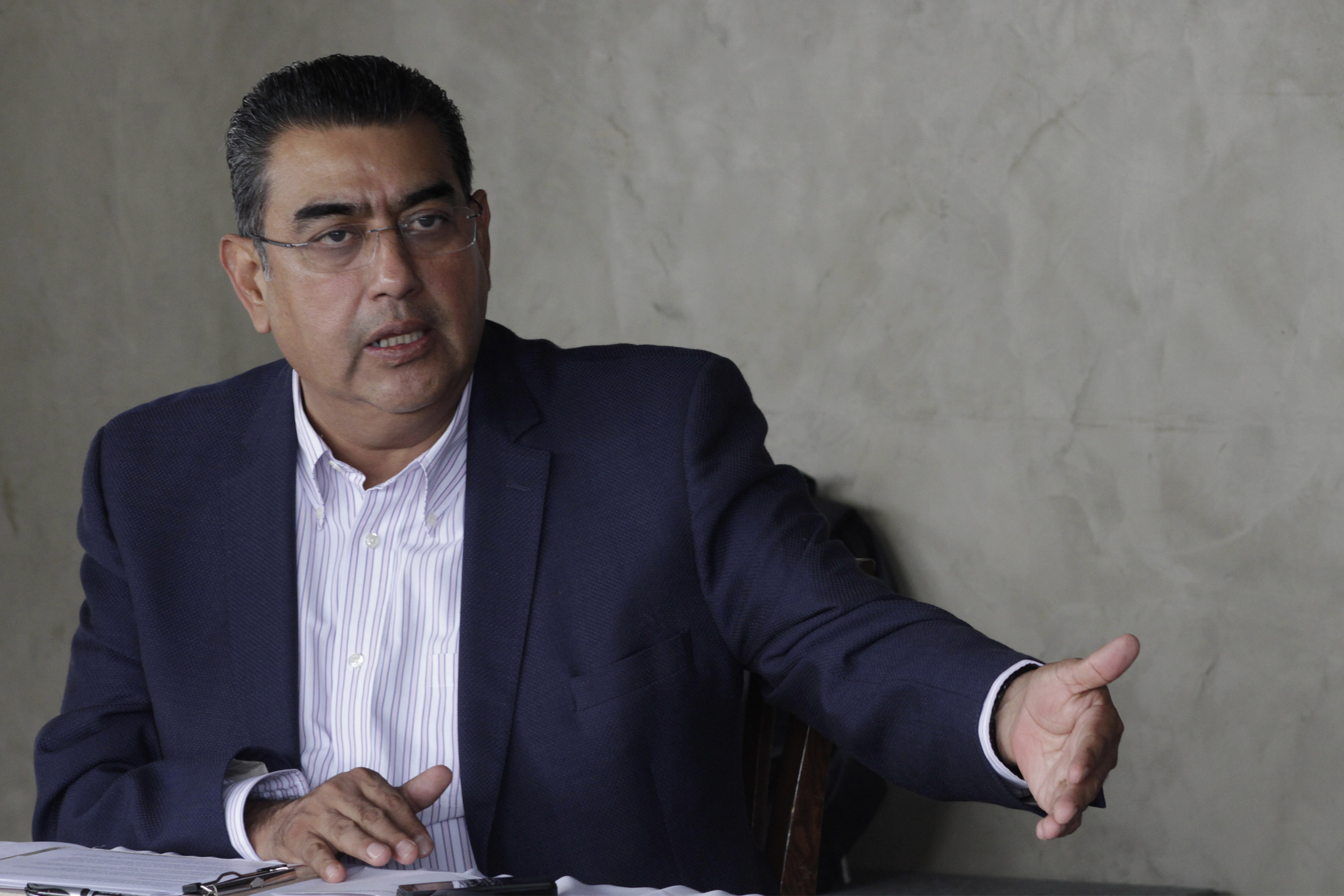Por: Cortesía  Sergio Salomón se mantiene ajeno a la posible migración de Jorge Estefan Chidiac a Morena