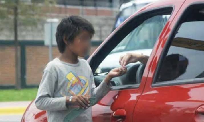 Mendicidad infantil es considerada como delito de trata de personas