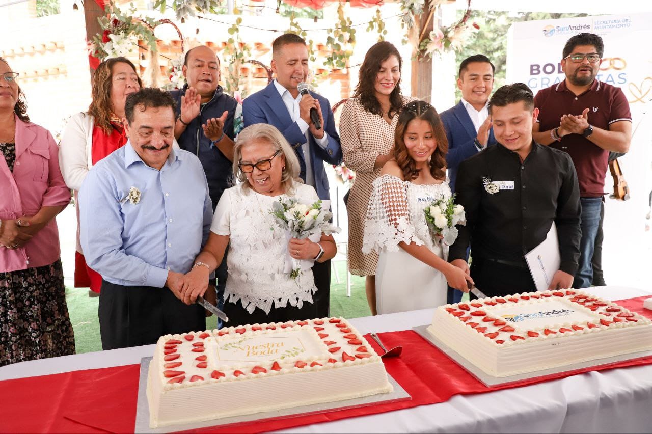 Comunicado oficial Encabezó Mundo Tlatehui jornada de Bodas Civiles Gratuitas; se casaron 37 parejas