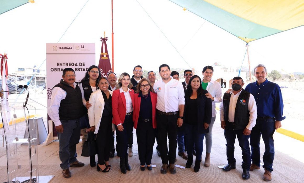 Por: Cortesía Con programa Peso a Peso, Lorena Cuéllar consolida obras en Atlangatepec