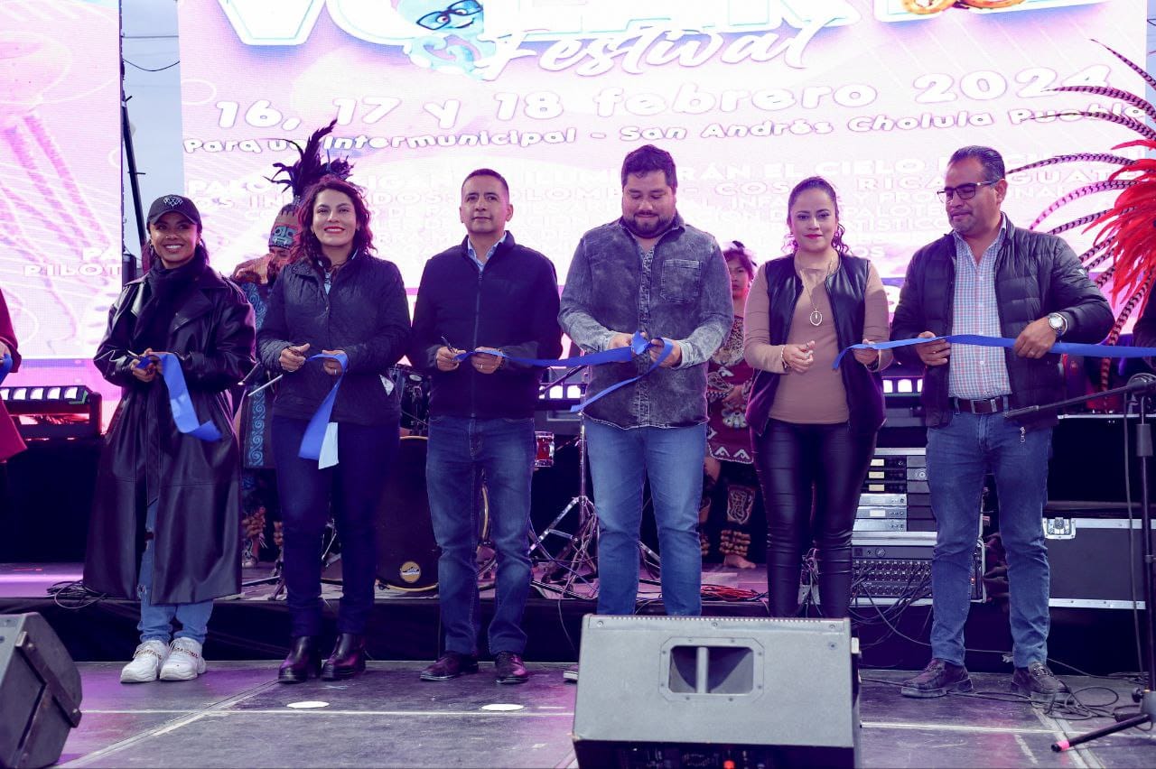 Por: Cortesía Lula Pineda Festival Volarte “Tierra de Gigantes” es inaugurado por Edmundo Tlatehui