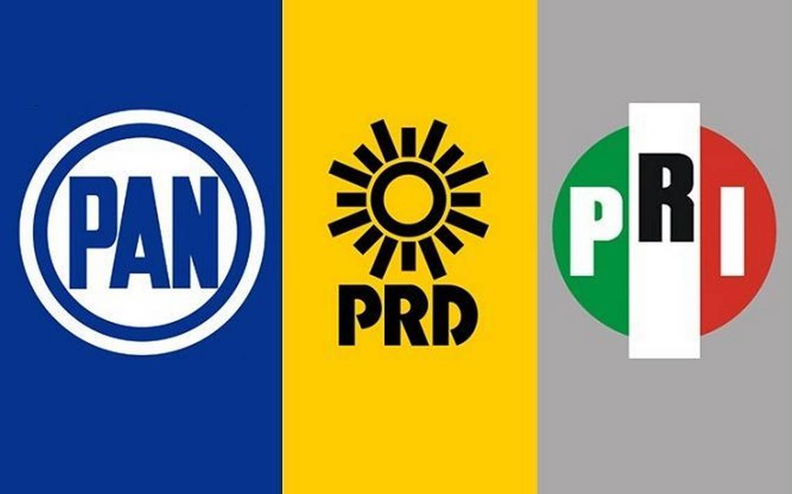 Coalición PAN, PRI y PRD nombra precandidatos para diputaciones federales