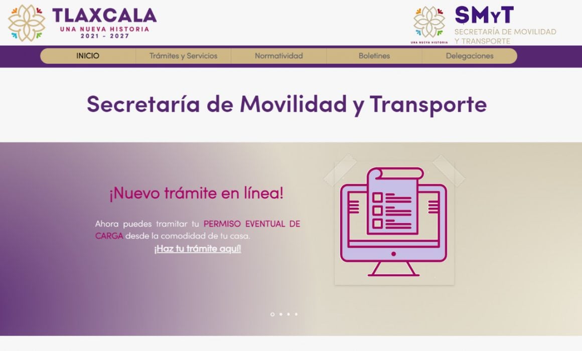 Expide SMYT permiso de carga de mercancías en línea