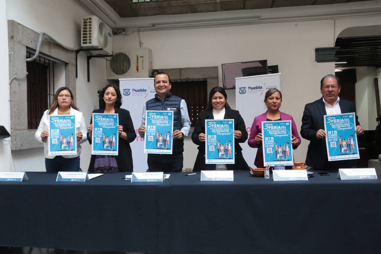 Por: Cortesía Anuncian tercera feria del autoempleo para personas con discapacidad en Puebla