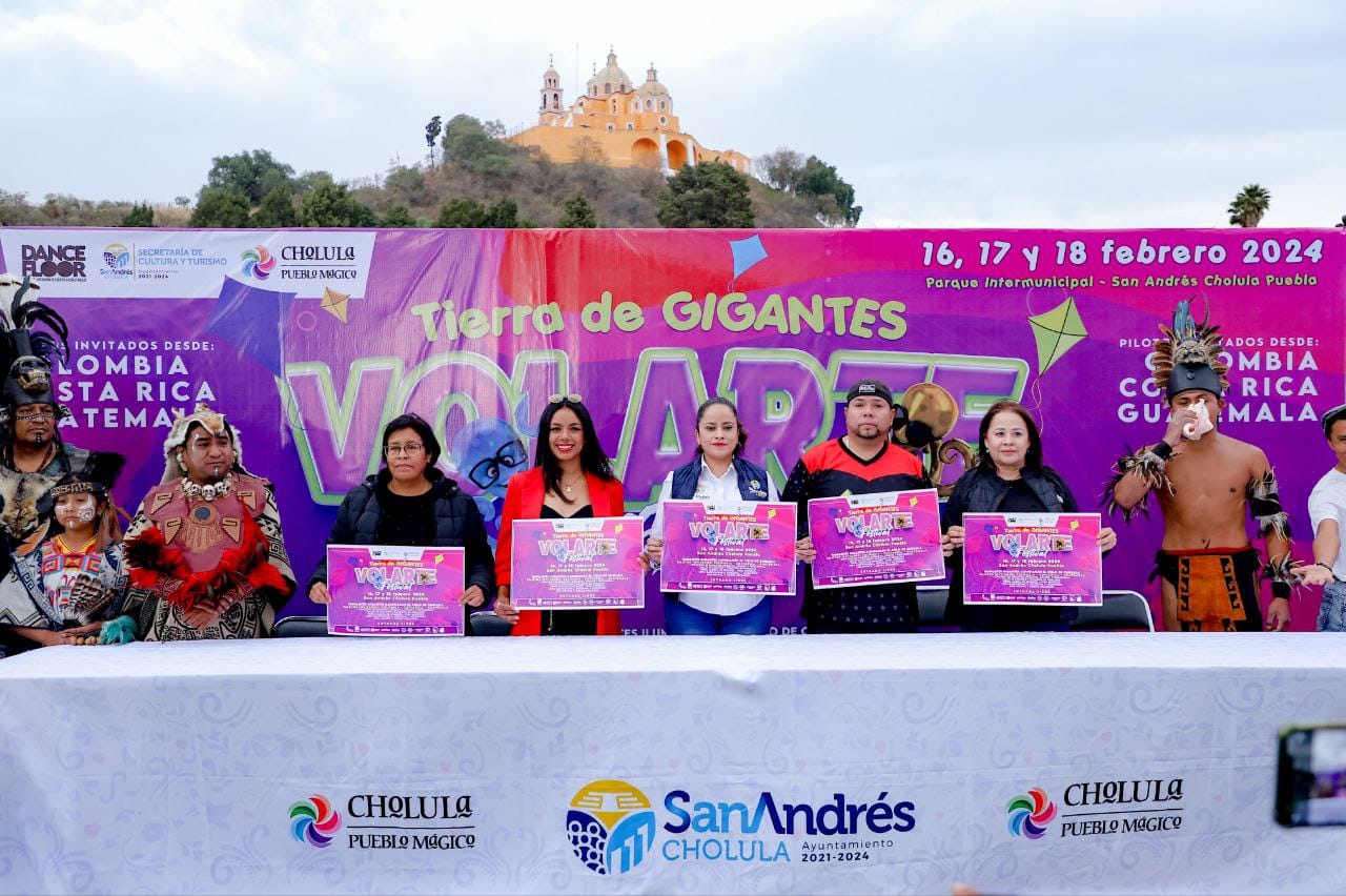 Comunicado oficial Presenta ayuntamiento de San Andrés Cholula la tercera edición del Festival Volarte 2024