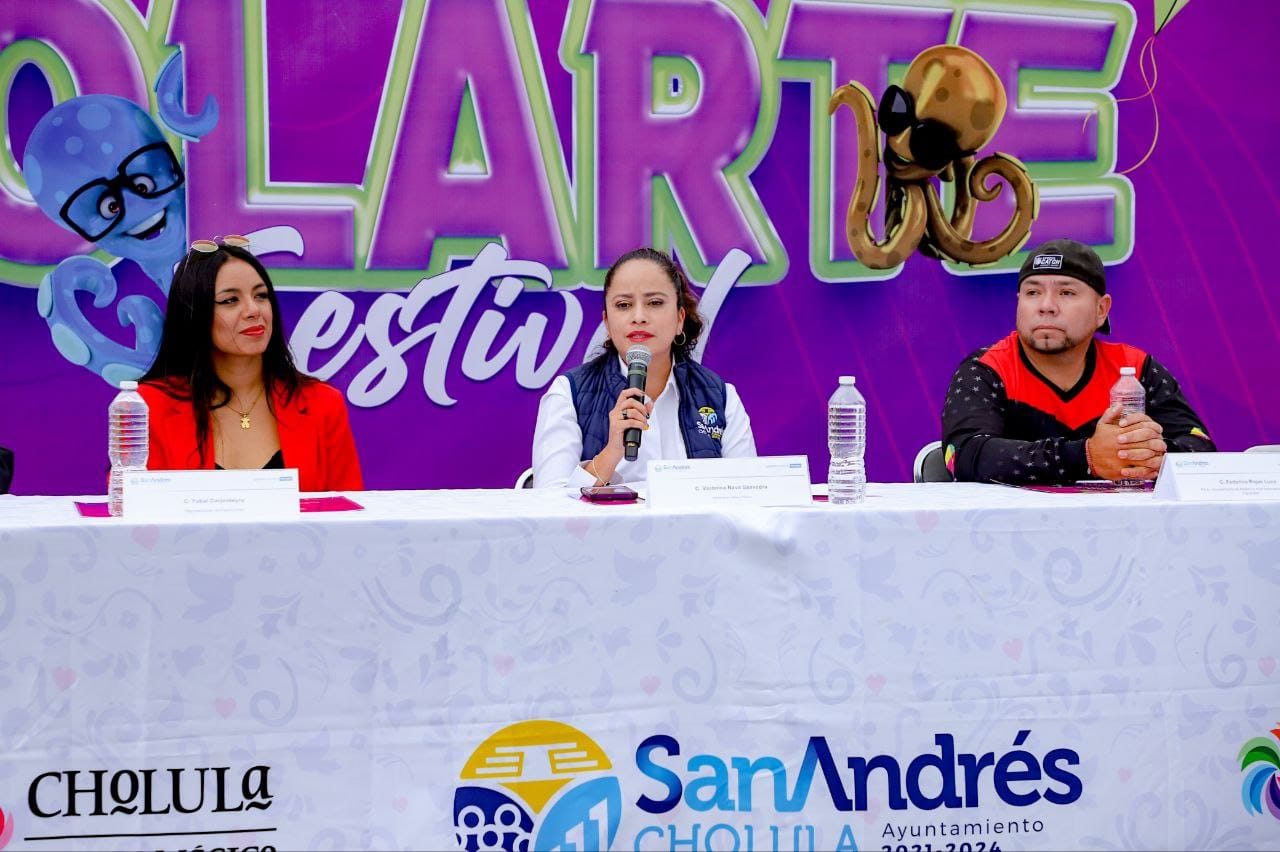 Por: Cortesía Lula Pineda Tercera Edición del Festival Volarte 2024 San Andrés Cholula: Temática "Tierra de Gigantes"