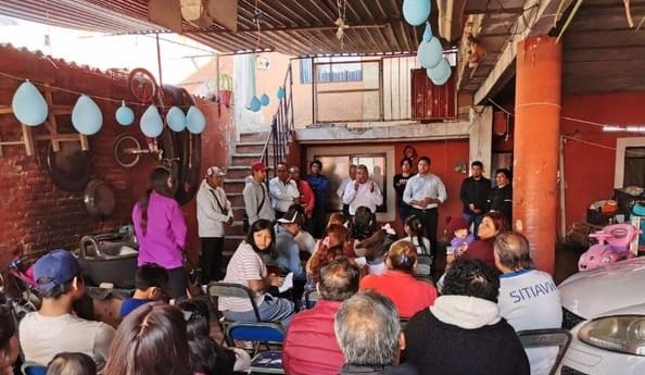 Por: Cortesía Lula Pineda Juan Carlos Cotzomi confía en la unidad de morenistas en Cuautlancino