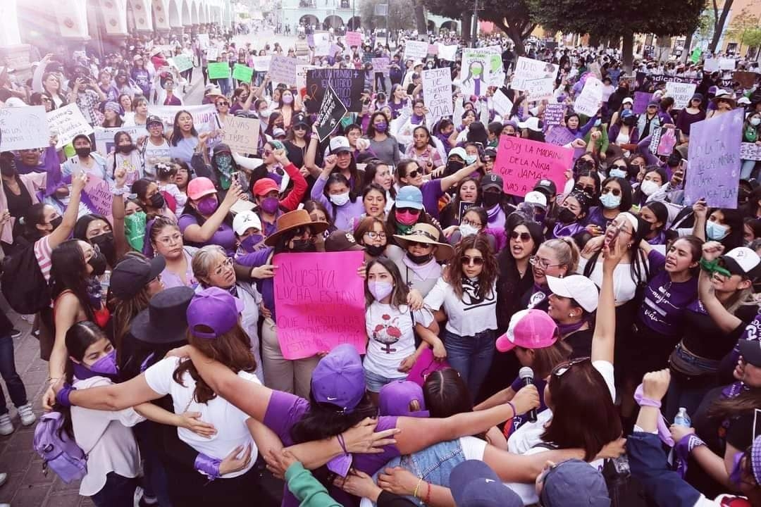 Convocan organizaciones de Tlaxcala a marcha por el 8M