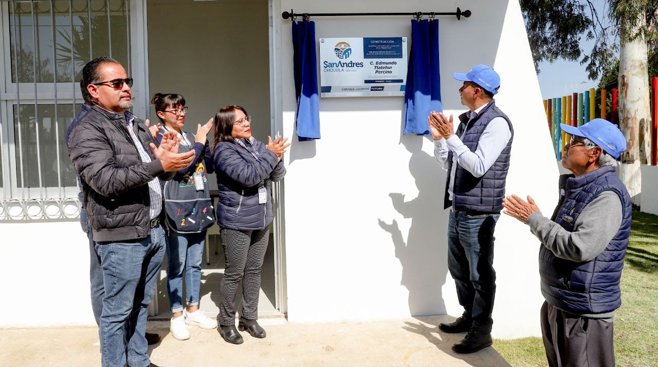 Comunicado oficial Inaugura Mundo Tlatehui módulo de dirección y sanitario en el CAIC Atlixcáyotl