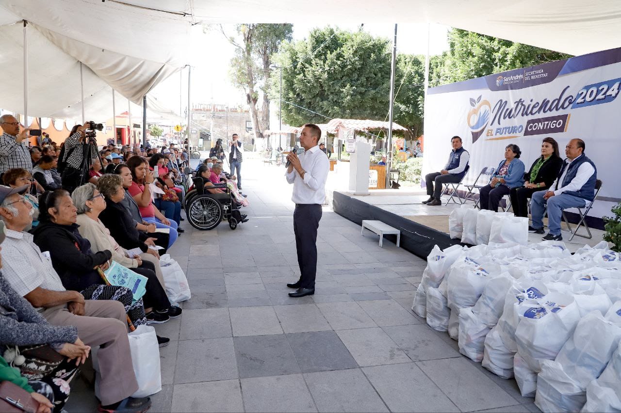 Comunicado oficial Mundo Tlatehui entrega apoyos alimentarios del programa Nutriendo el Futuro Contigo