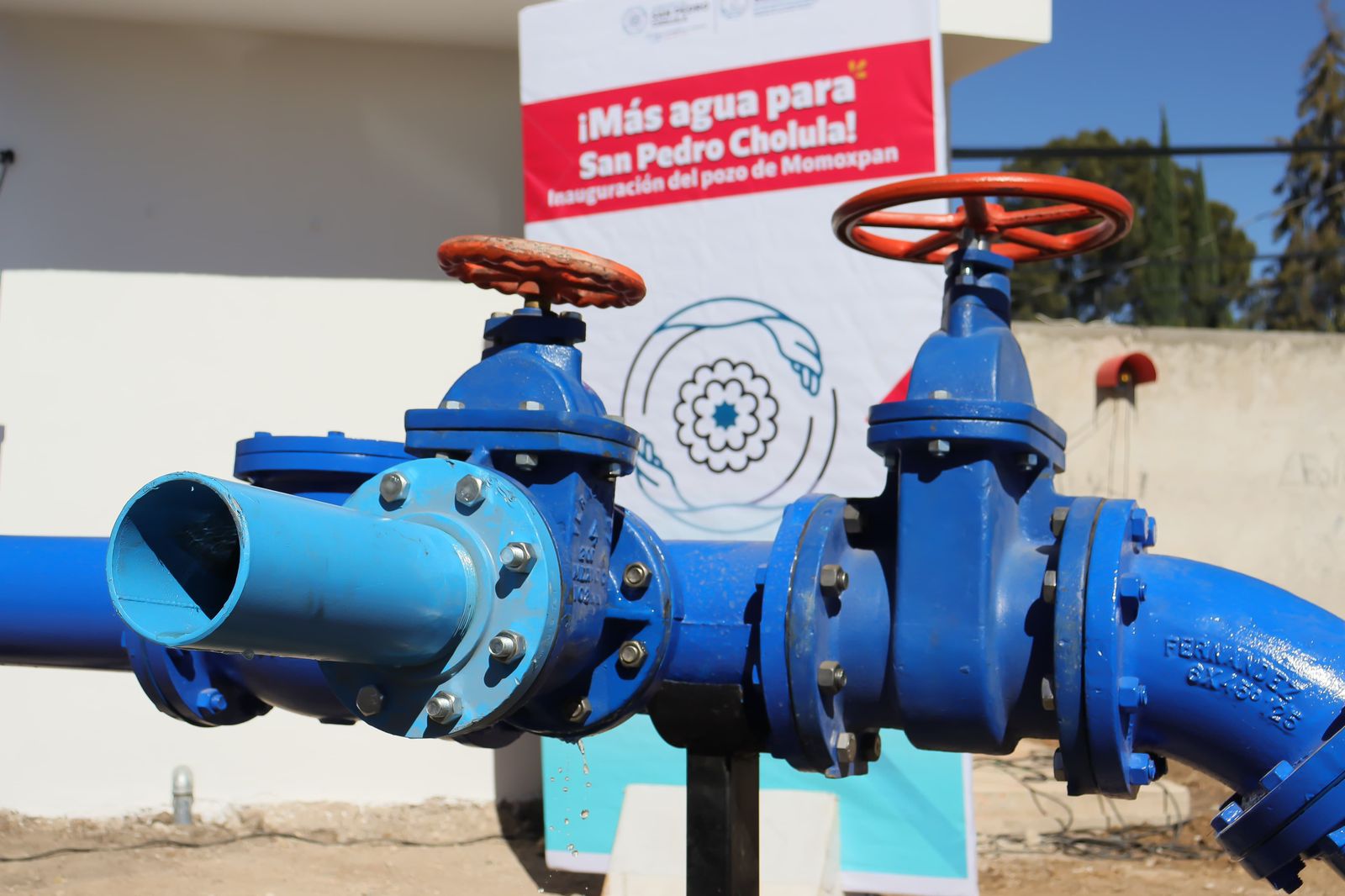 Comunicado oficial Cumple gobierno de Paola Angon con la entrega de nuevo pozo en Momoxpan