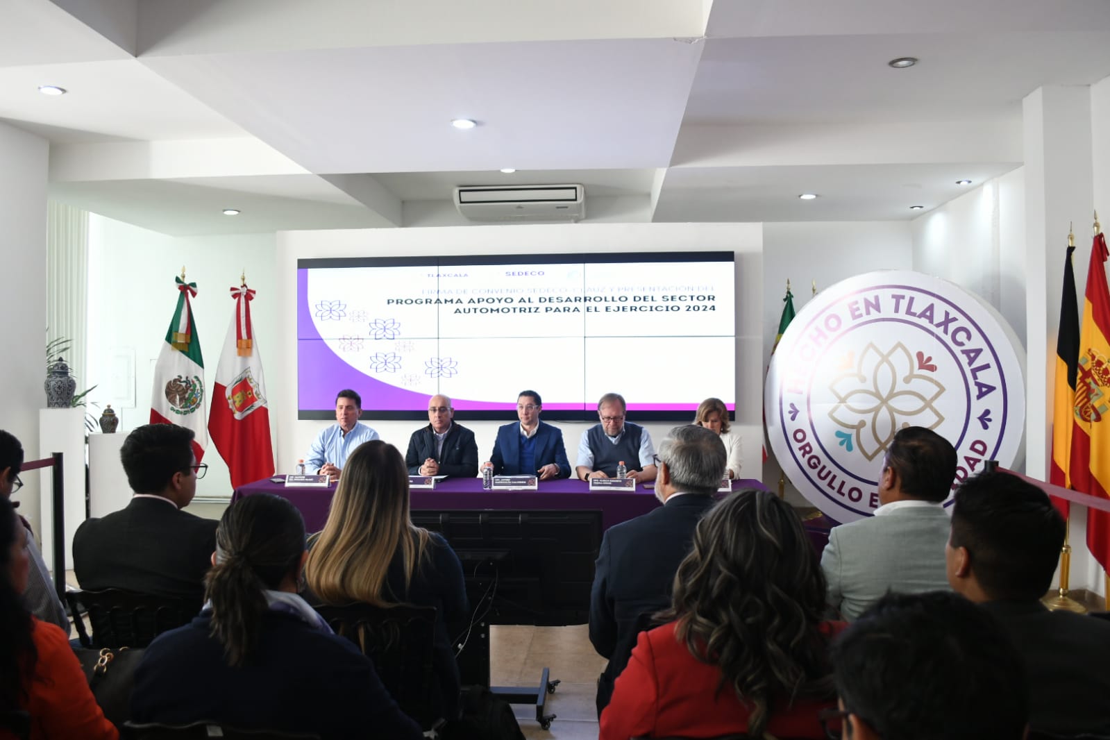 Subsidiará Sedeco 50% de anualidad de empresas automotrices en Tlaxcala