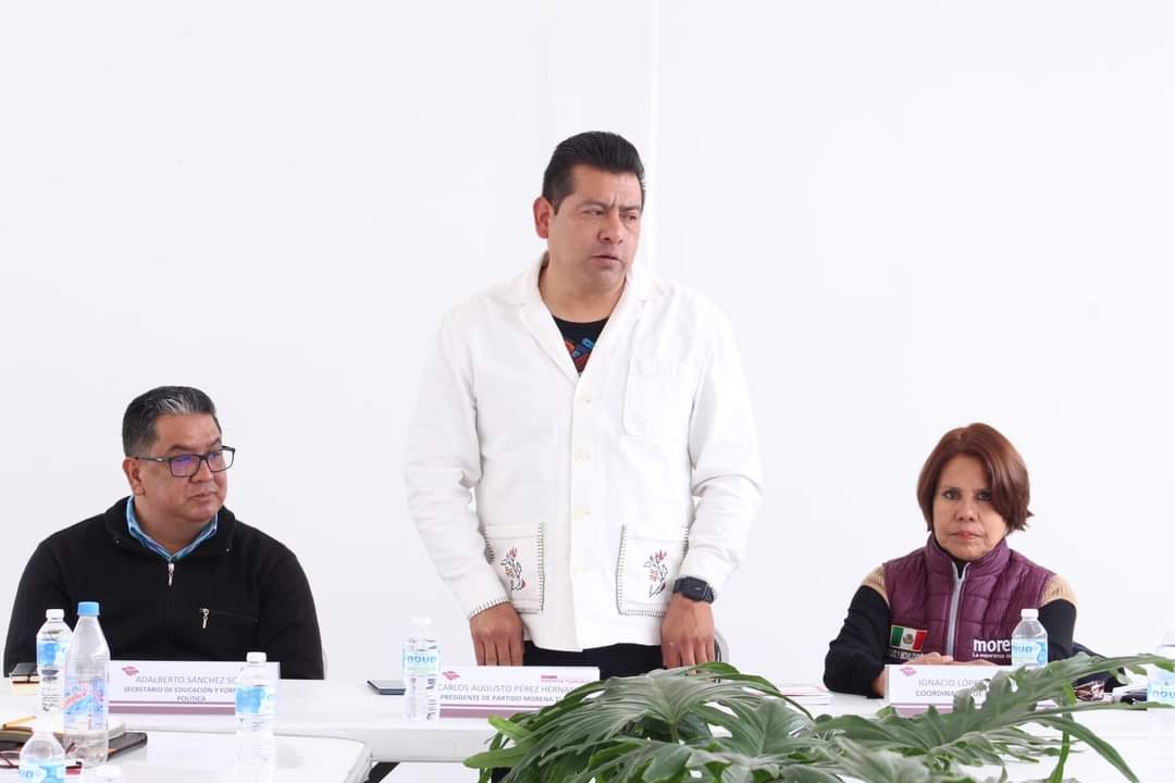 Proceso interno de MORENA, el más efectivo; celebra Carlos Augusto a candidatos al Senado